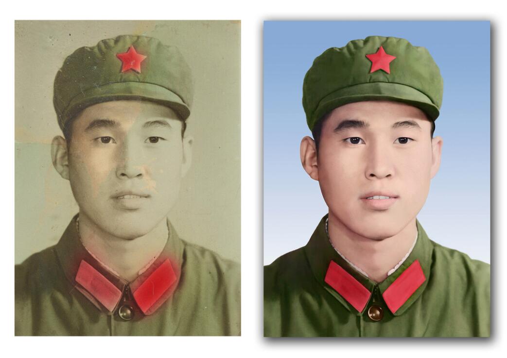 大涌镇破损照片修复-18